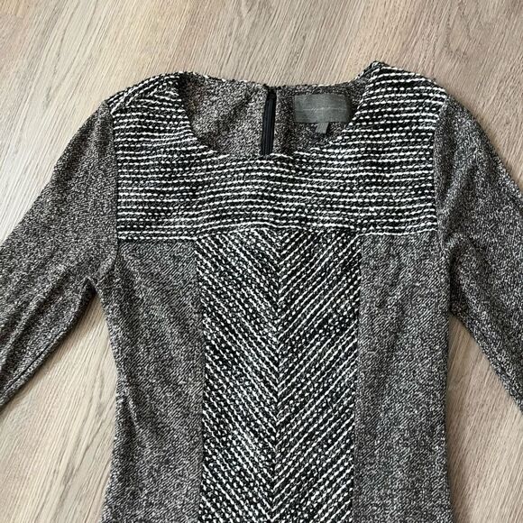 Sunday in Brooklyn size S knit tweed cotton blend dress preppy academia - Picture 3 of 9